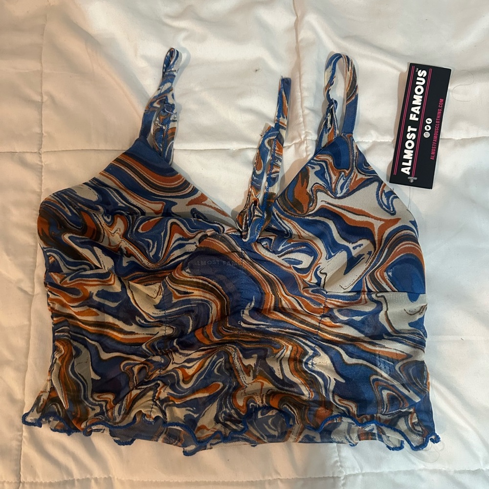 Mesh crop top